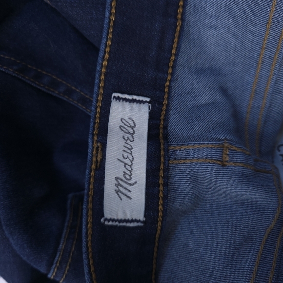 Madewell 9" Highrise Skinny Dark Wash Jeans Size 27 - Picture 7 of 8